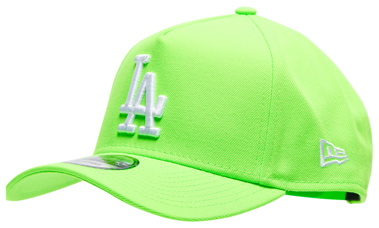 New Era Dodgers A Frame Neon Adjustable Cap Image 1 of 6. Tap to open photo gallery.