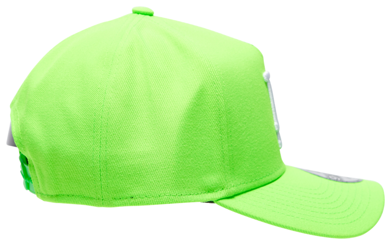 New Era Dodgers A Frame Neon Adjustable Cap Image 4 of 6. Tap to open photo gallery.