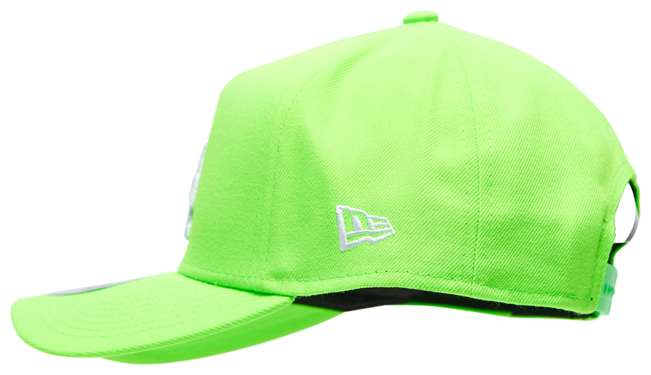 New Era Dodgers A Frame Neon Adjustable Cap Image 5 of 6. Tap to open photo gallery.