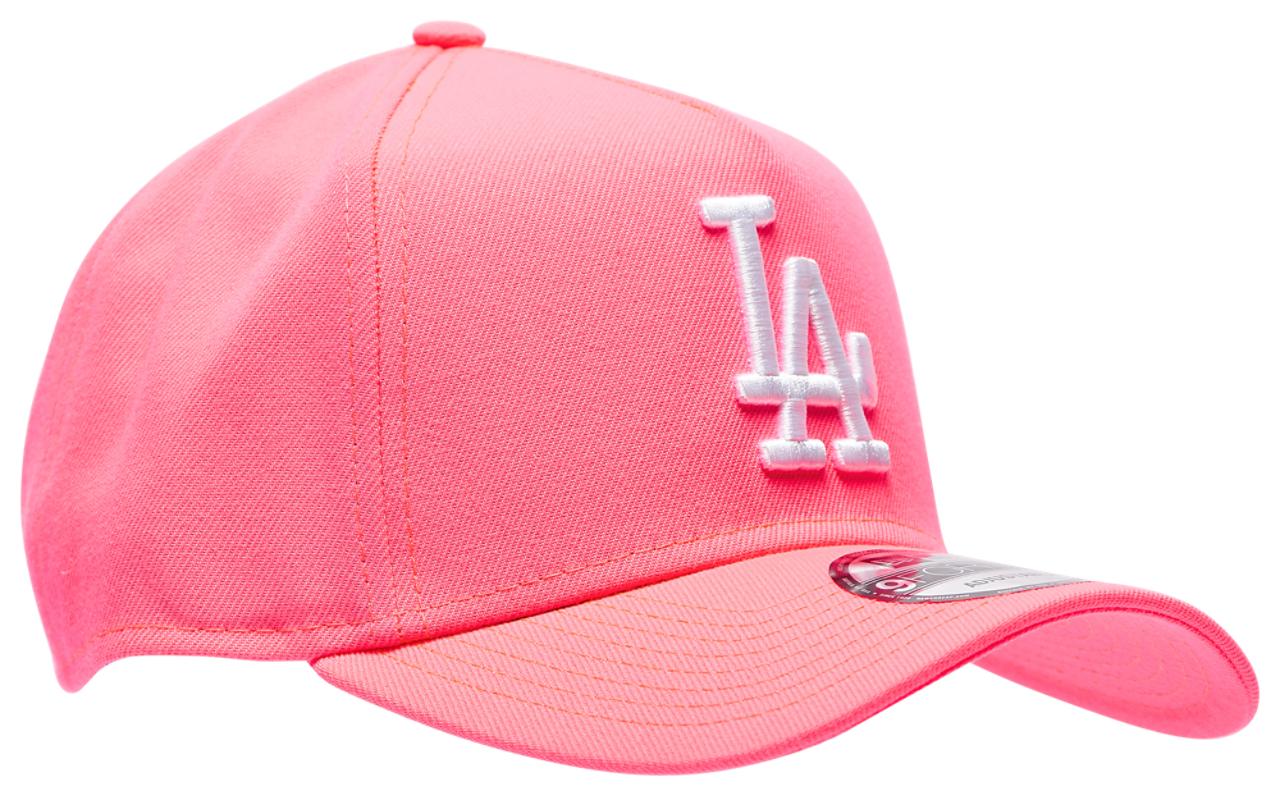 New Era Dodgers A Frame Neon Adjustable Cap Image 3 of 6. Tap to open photo gallery.