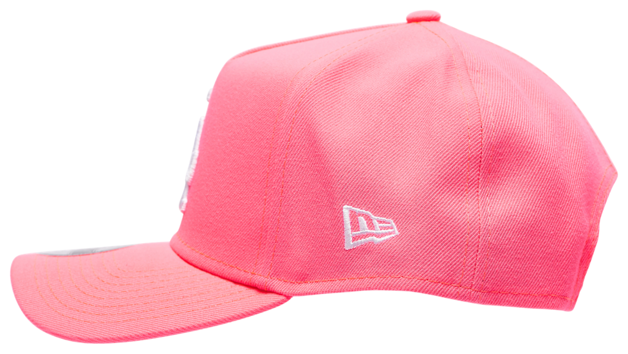 New Era Dodgers A Frame Neon Adjustable Cap Image 5 of 6. Tap to open photo gallery.
