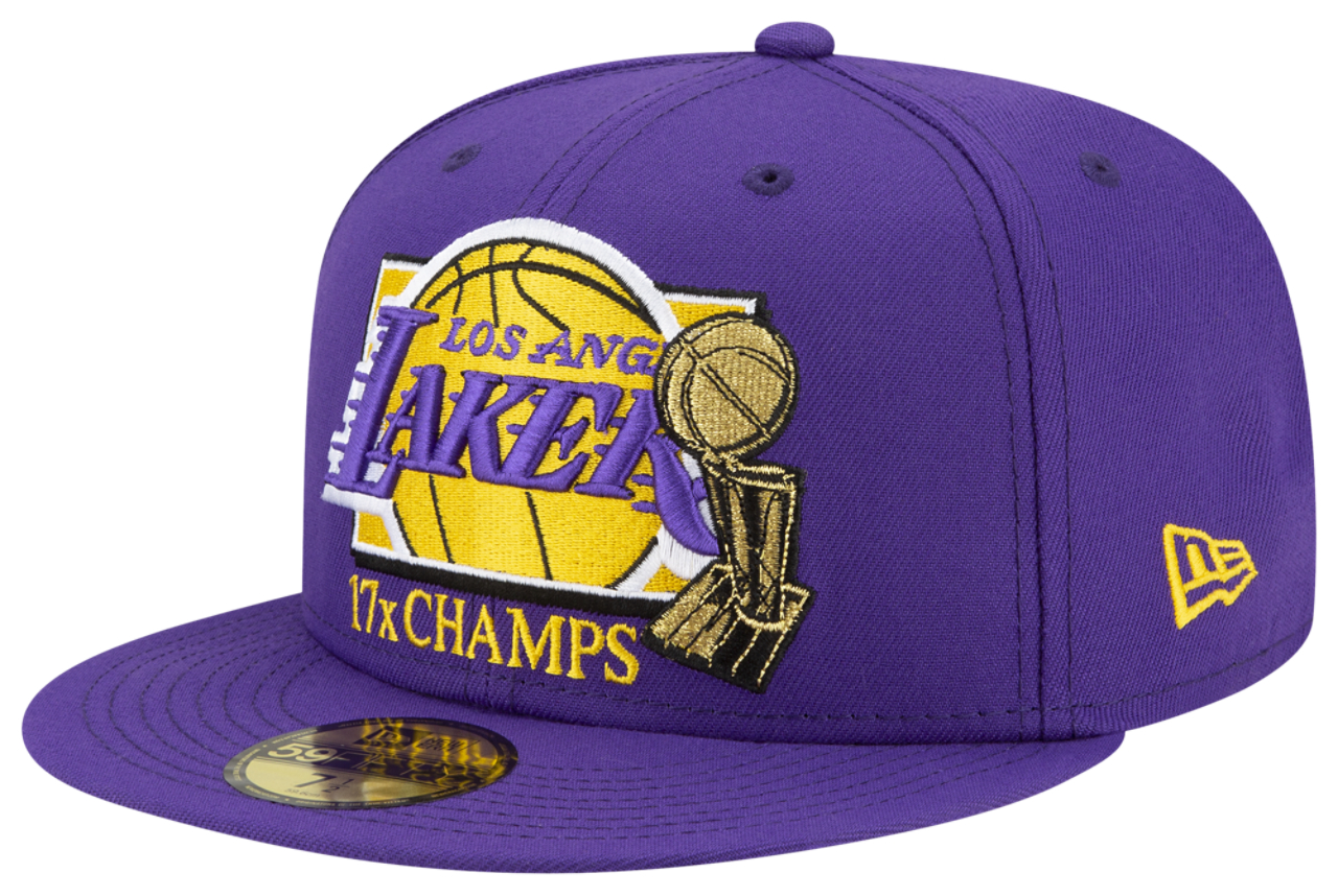 New Era NBA 17x Champ Fitted Cap Image 1 of 6. Tap to open photo gallery.