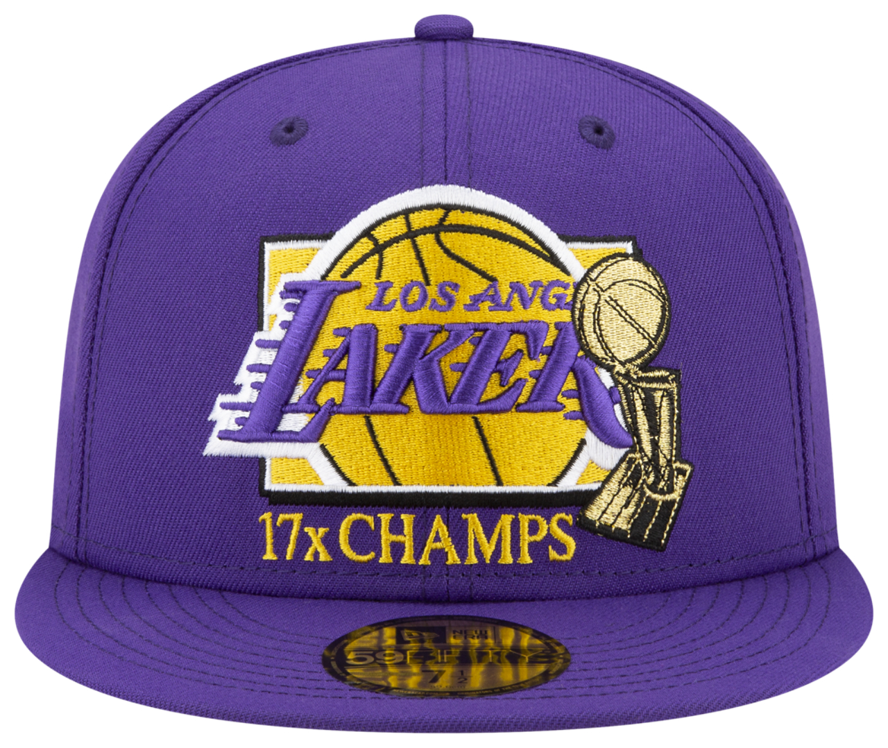 New Era NBA 17x Champ Fitted Cap Image 2 of 6. Tap to open photo gallery.