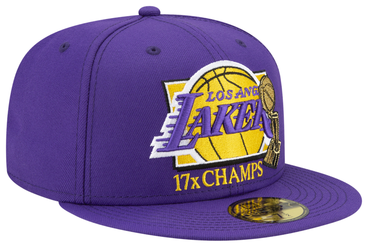 New Era NBA 17x Champ Fitted Cap Image 3 of 6. Tap to open photo gallery.