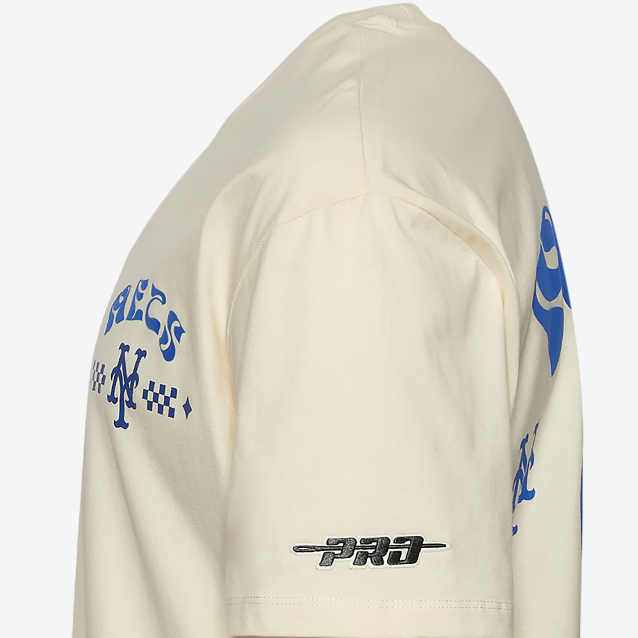 Pro Standard Mets Wavy Pro Drop Shoulder FC T-Shirt Image 3 of 3. Tap to open photo gallery.