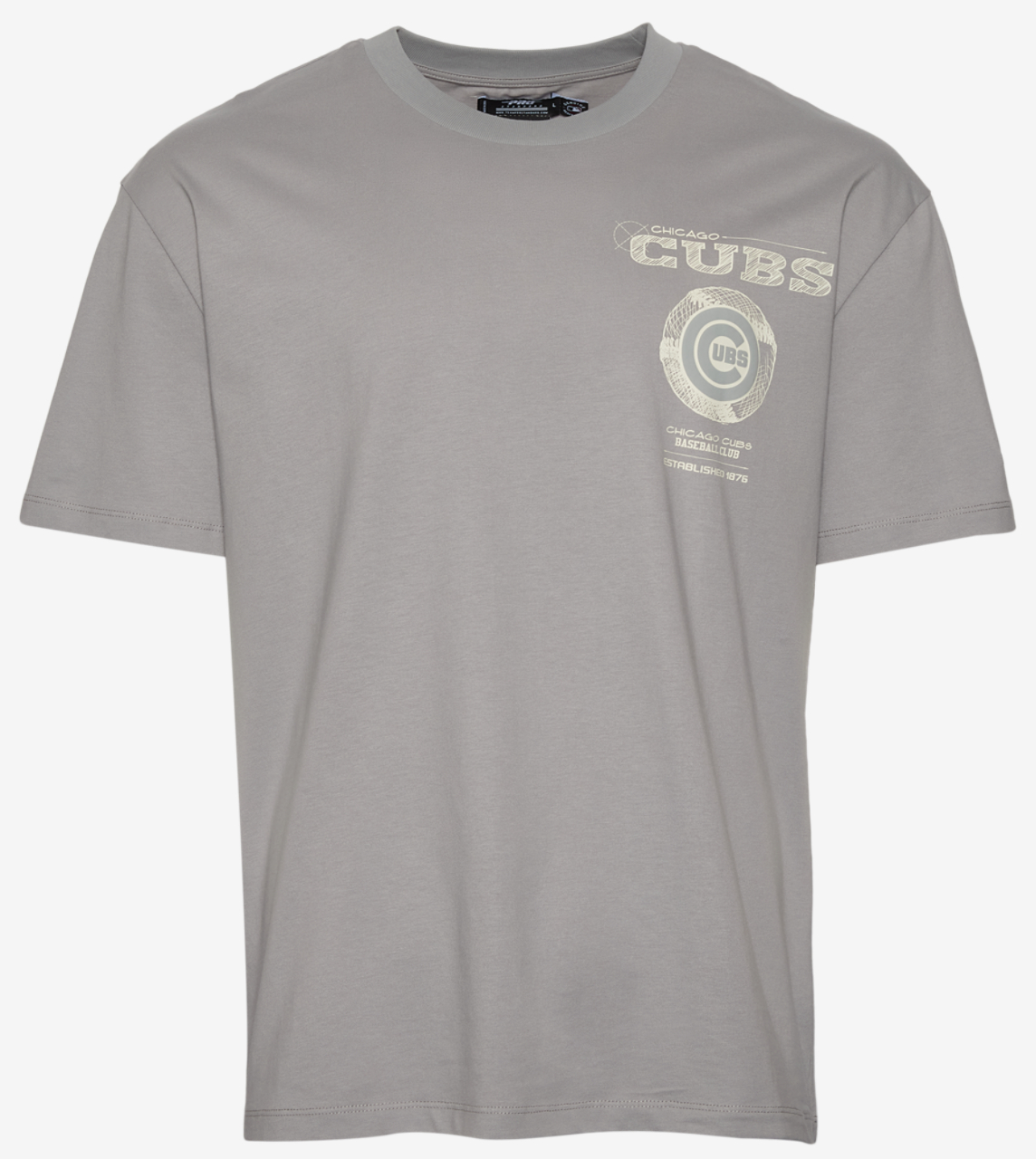 Pro Standard Cubs Blueprint Pro Drop Shoulder FC T-Shirt Image 1 of 3. Tap to open photo gallery.