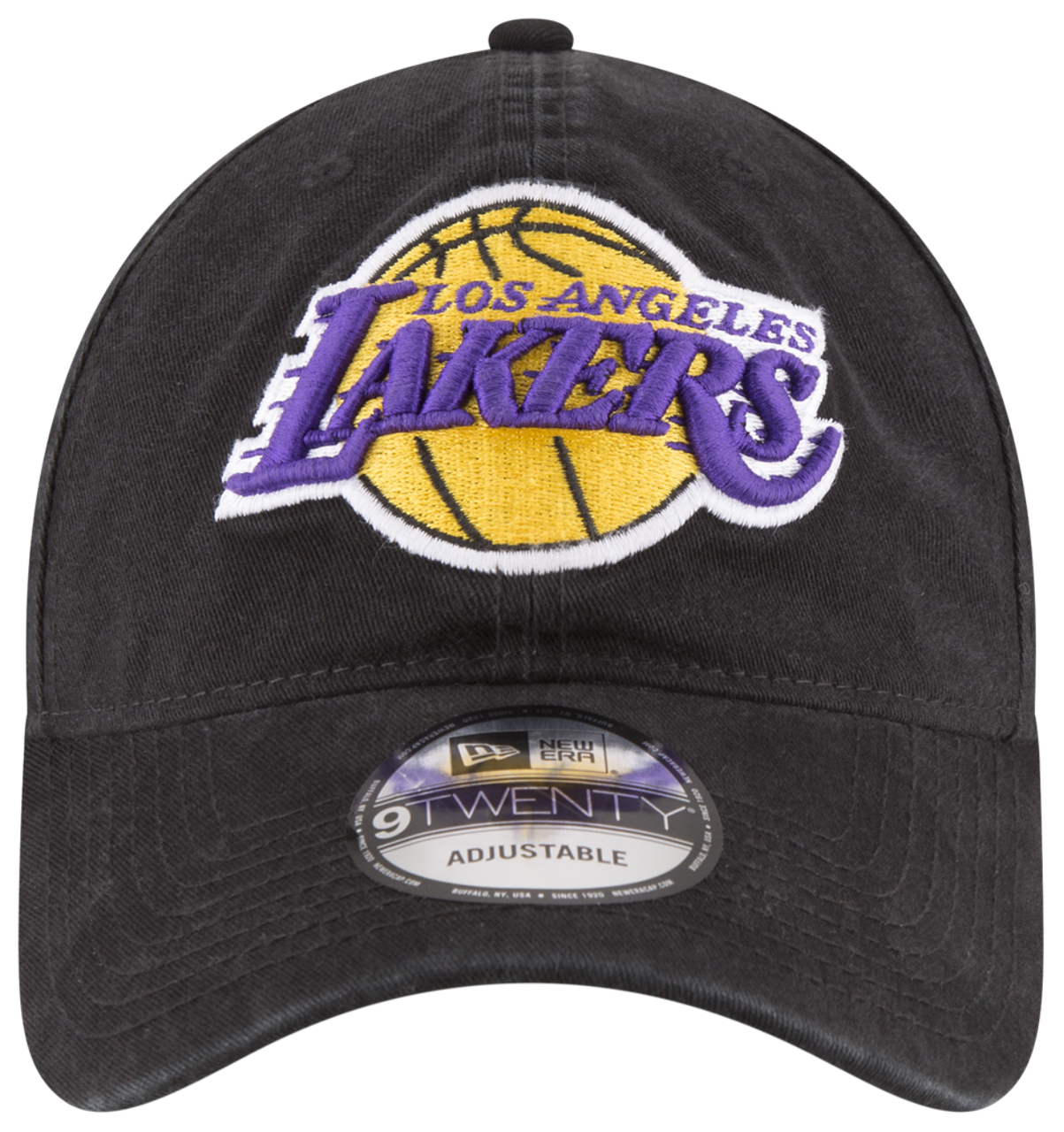 New Era Lakers Core Classic 2.0 9TWENTY Adjustable Hat Image 3 of 7. Tap to open photo gallery.