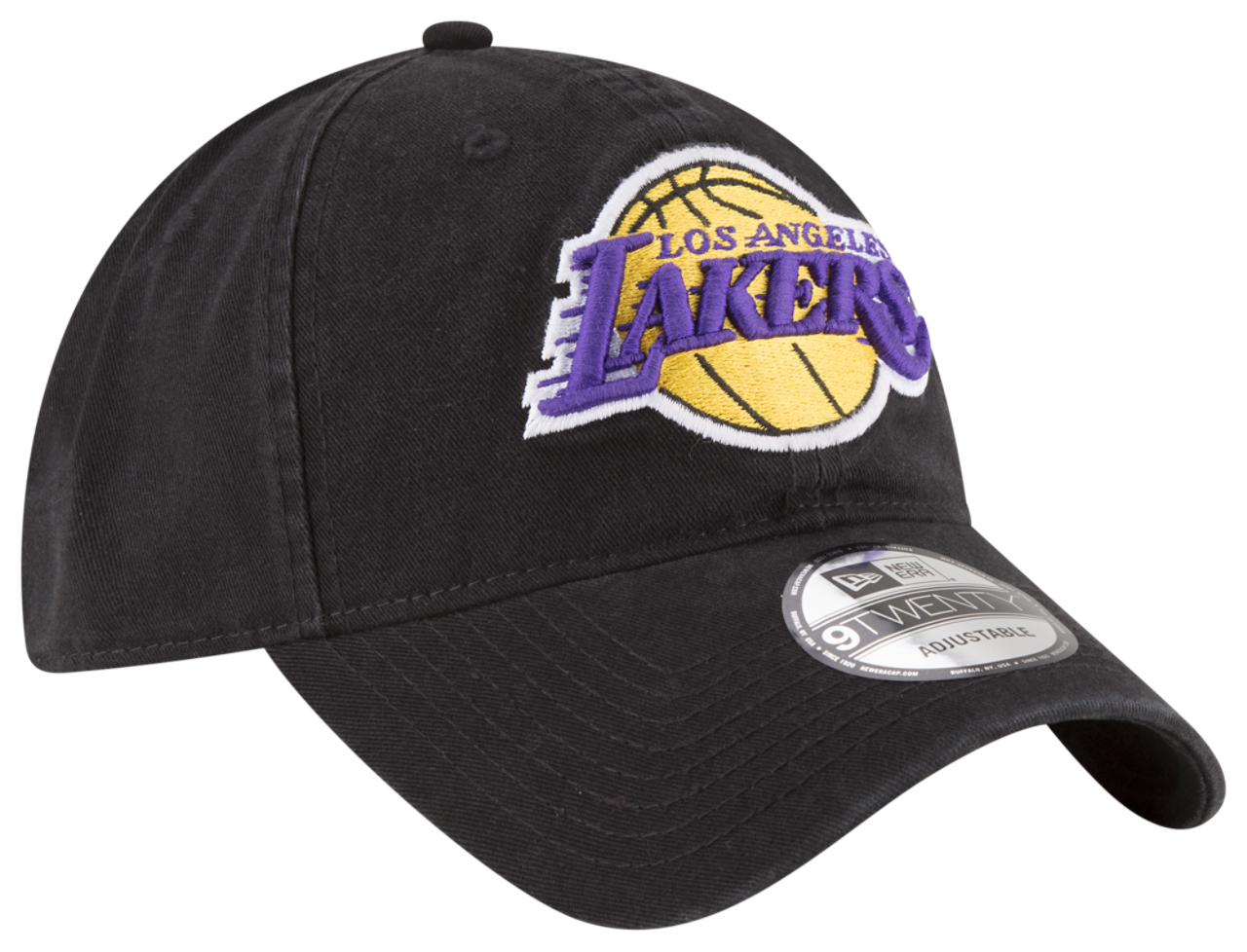 New Era Lakers Core Classic 2.0 9TWENTY Adjustable Hat Image 4 of 7. Tap to open photo gallery.