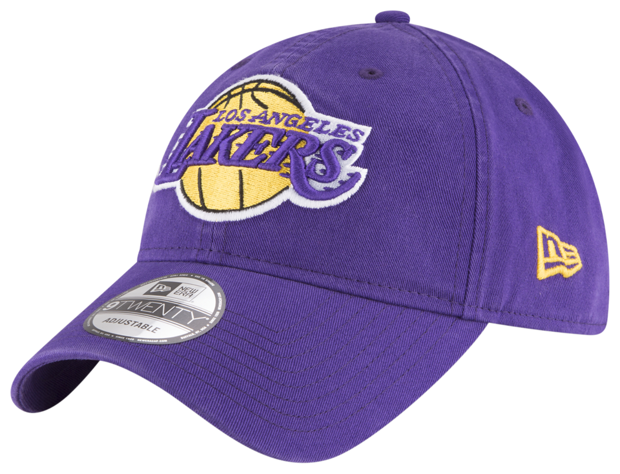 New Era Lakers Core Classic 2.0 9TWENTY Adjustable Hat Image 2 of 7. Tap to open photo gallery.