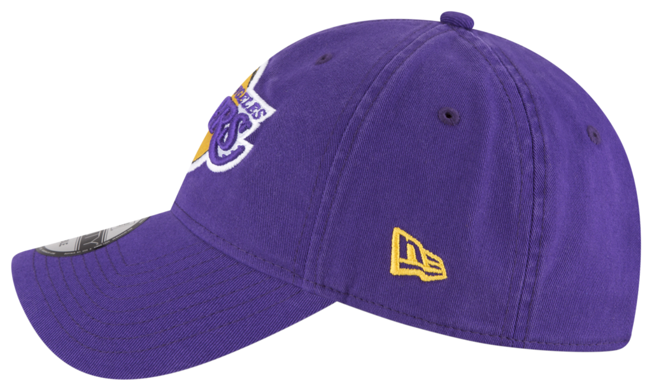 New Era Lakers Core Classic 2.0 9TWENTY Adjustable Hat Image 7 of 7. Tap to open photo gallery.