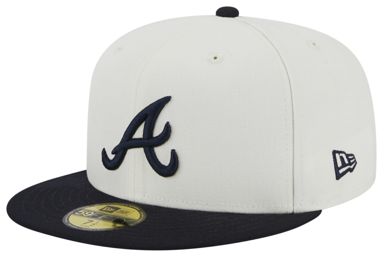 New Era Braves 5950 Retro Fitted Cap Image 1 of 7. Tap to open photo gallery.