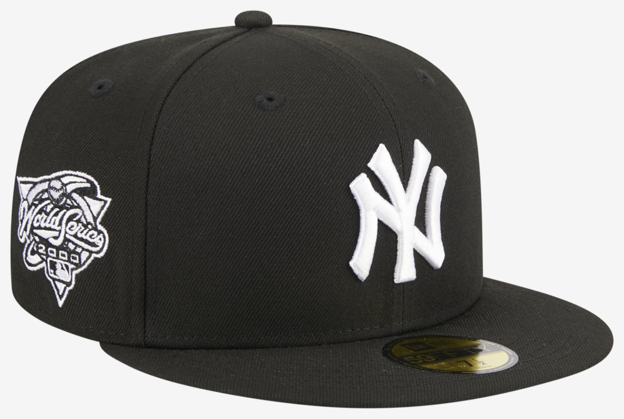 New Era Yankees 5950 Evergreen Side Patch Fitted Hat Image 3 of 7. Tap to open photo gallery.