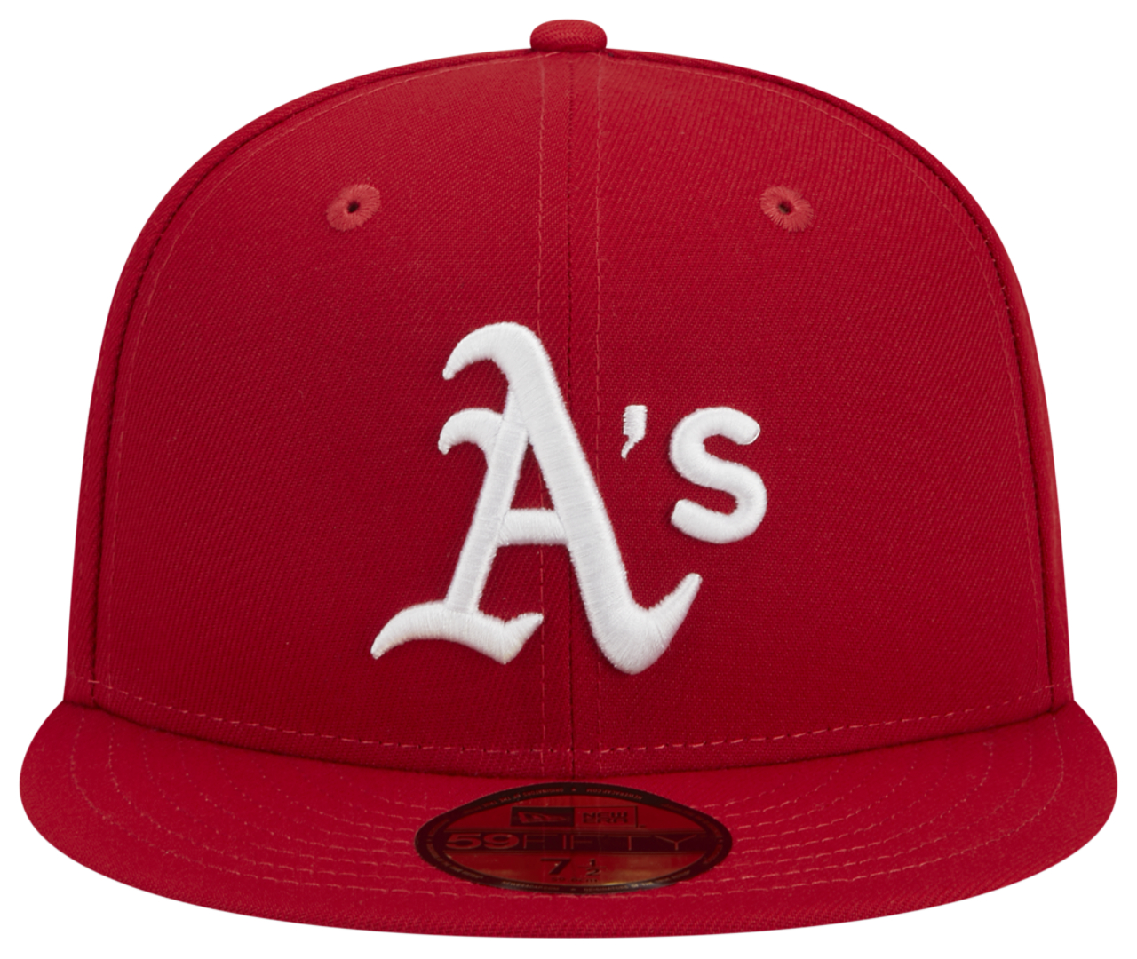 New Era Athletics 5950 Evergreen Side Patch Fitted Hat Image 2 of 7. Tap to open photo gallery.