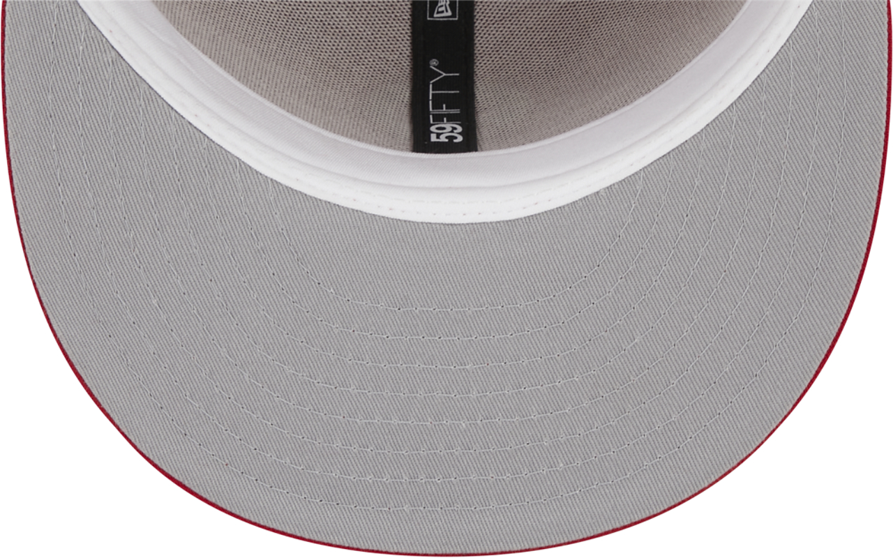 New Era Athletics 5950 Evergreen Side Patch Fitted Hat Image 7 of 7. Tap to open photo gallery.