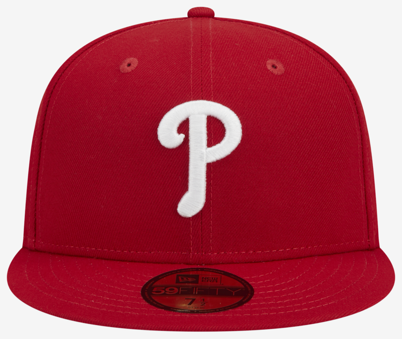 New Era Phillies 5950 Evergreen Side Patch Fitted Hat Image 2 of 7. Tap to open photo gallery.