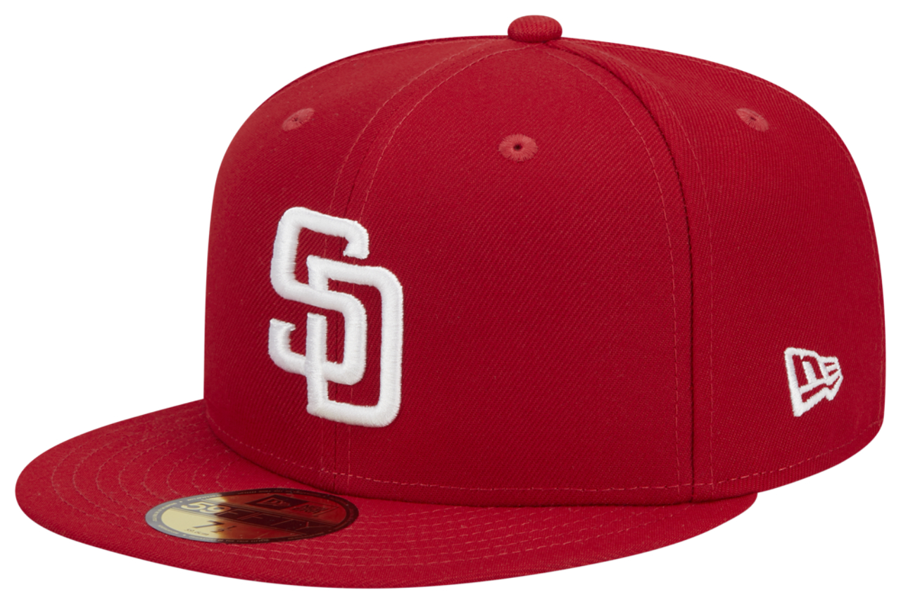 New Era Padres 5950 Evergreen Side Patch Fitted Hat Image 1 of 7. Tap to open photo gallery.
