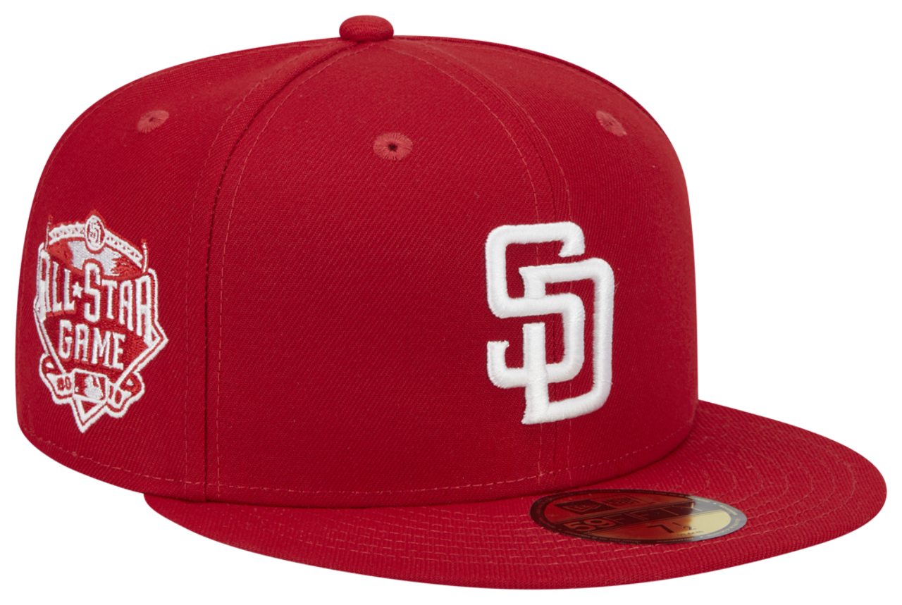 New Era Padres 5950 Evergreen Side Patch Fitted Hat Image 3 of 7. Tap to open photo gallery.