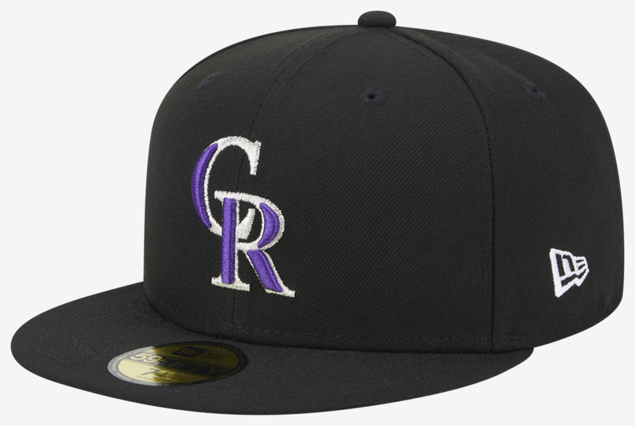 New Era Rockies 5950 Evergreen Side Patch Fitted Hat Image 1 of 7. Tap to open photo gallery.