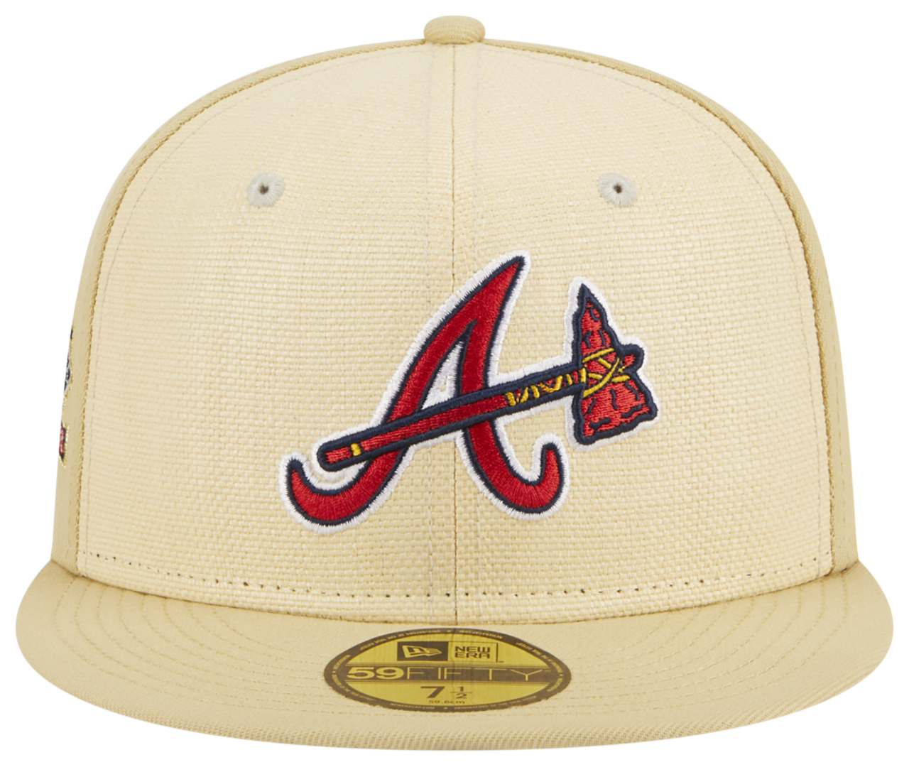 New Era Braves Raffia Cap Image 2 of 7. Tap to open photo gallery.