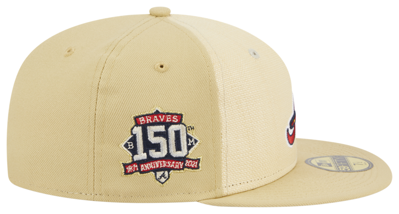 New Era Braves Raffia Cap Image 4 of 7. Tap to open photo gallery.