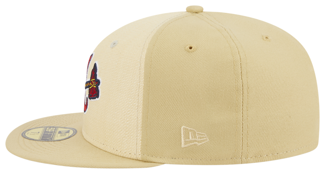 New Era Braves Raffia Cap Image 6 of 7. Tap to open photo gallery.