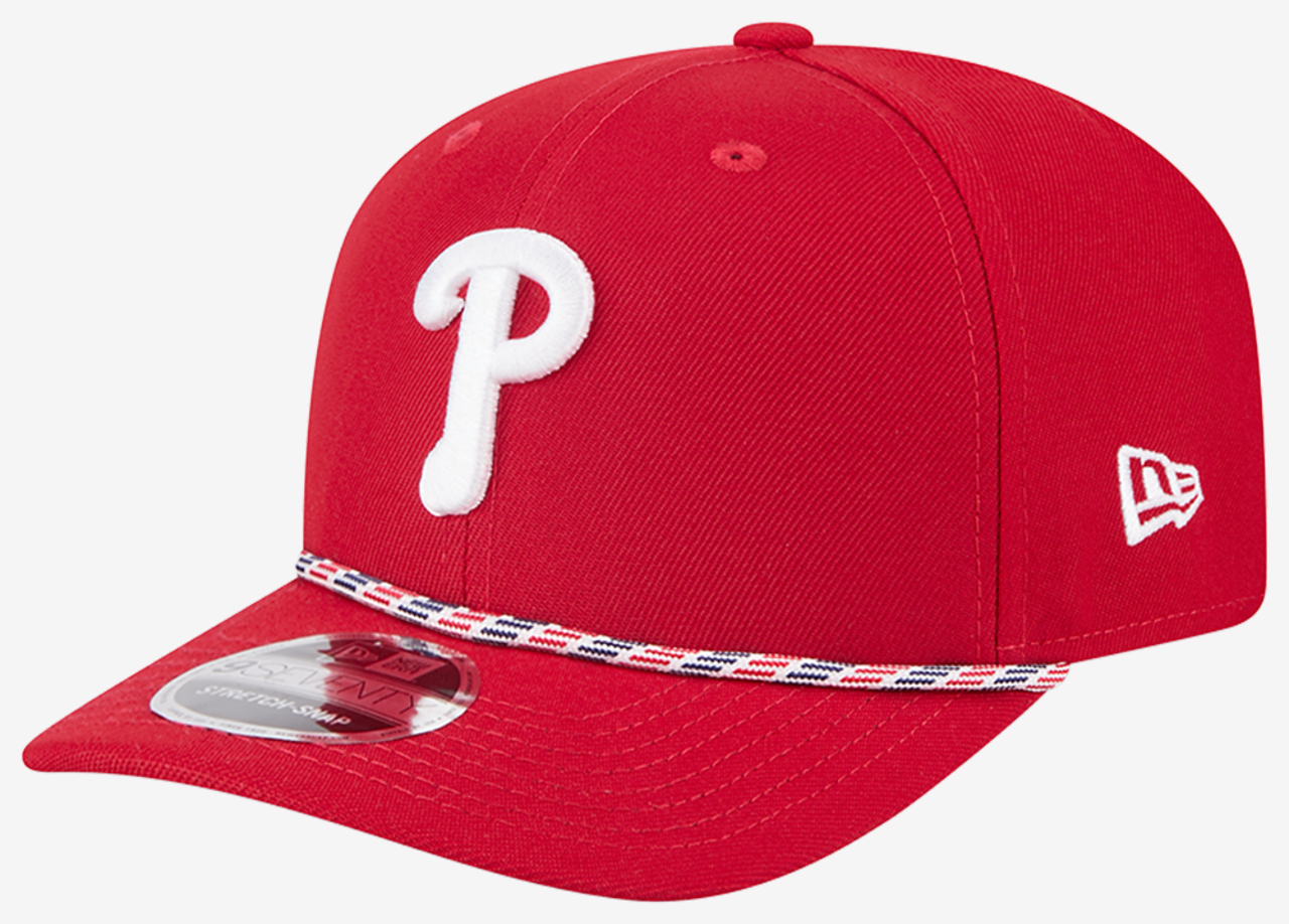 New Era Phillies 9SEVENTY SS Multi Rope Cap Image 1 of 7. Tap to open photo gallery.