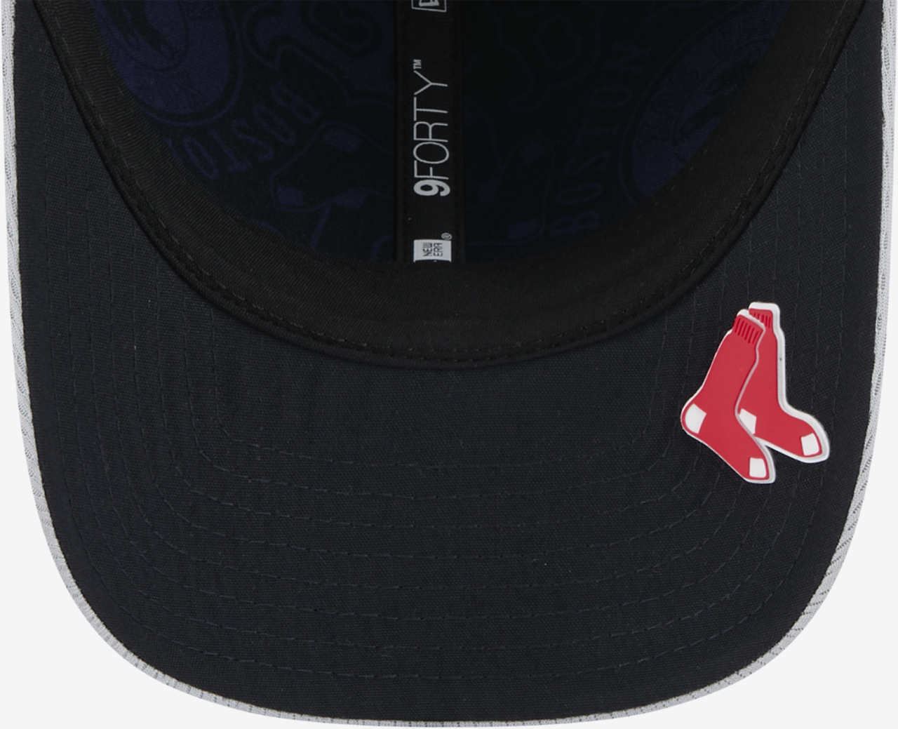 New Era Red Sox 9FORTY M-Crown Cap Image 7 of 7. Tap to open photo gallery.
