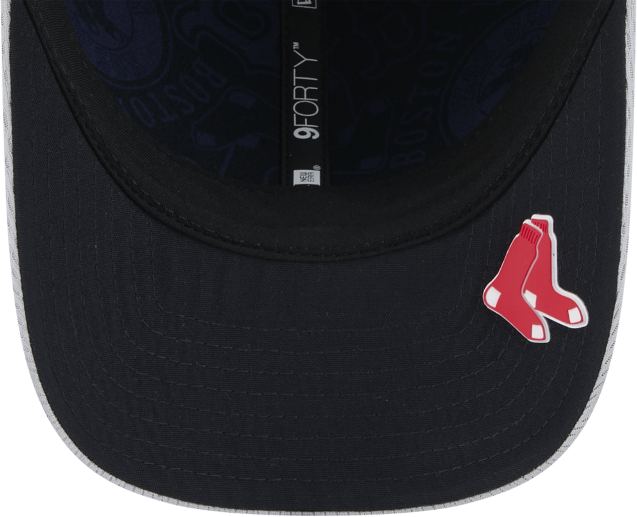 New Era Red Sox 9FORTY M-Crown Cap Image 7 of 7. Tap to open photo gallery.