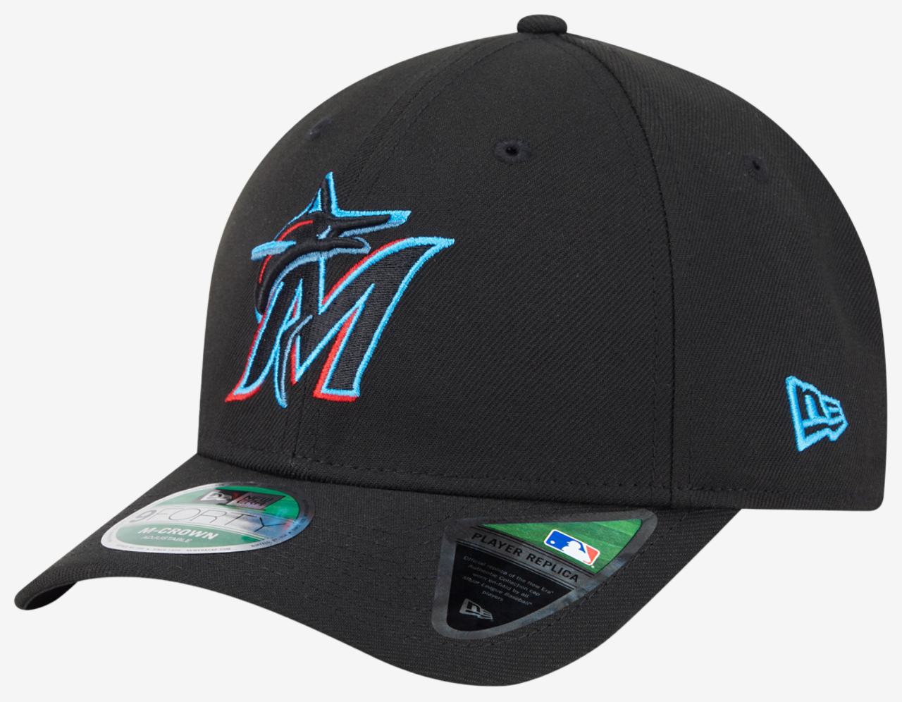 New Era Marlins Player Replica 9FORTY Cap Image 1 of 7. Tap to open photo gallery.