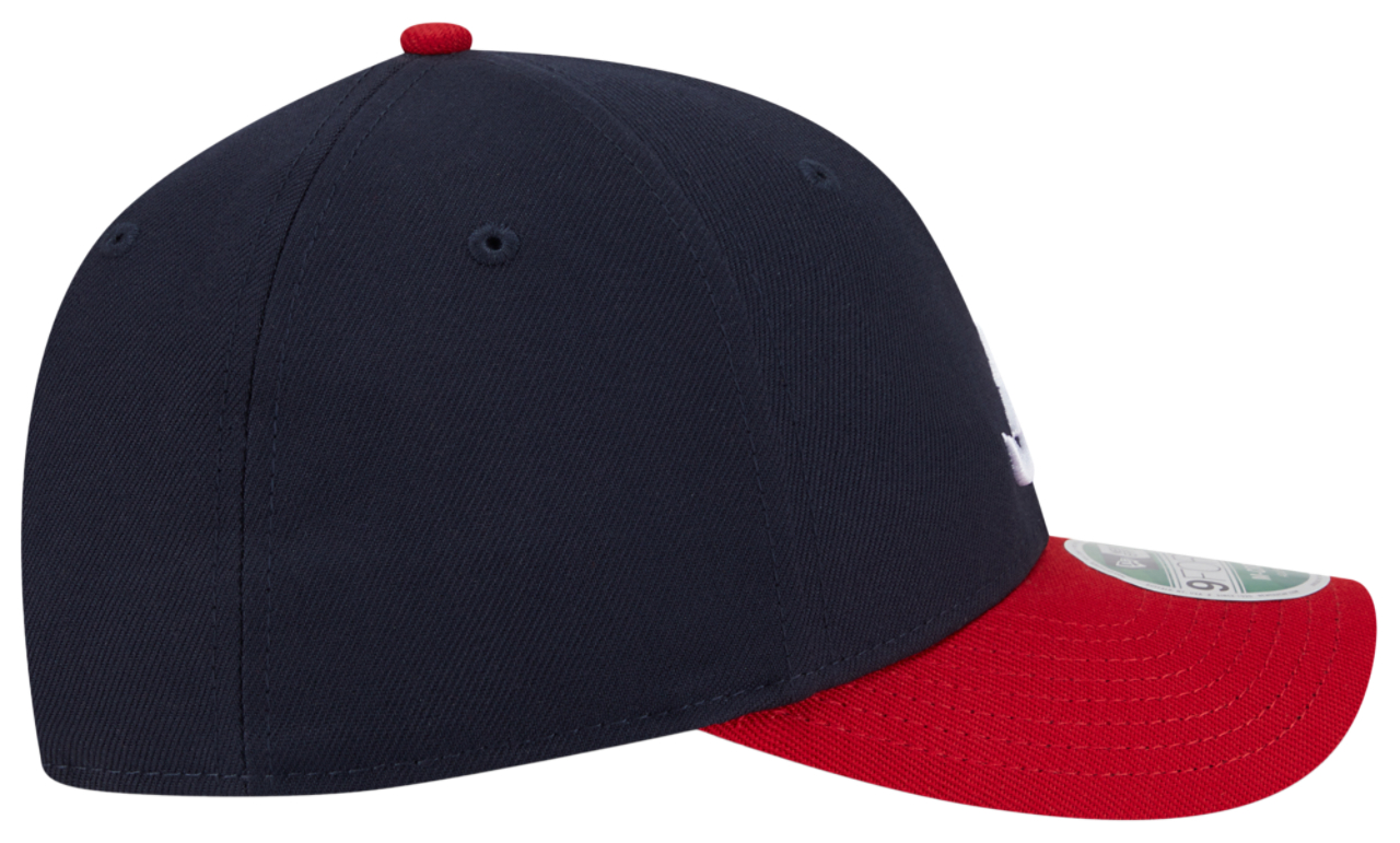 New Era 9Forty Atlanta Braves Two Tone A-Frame Snapback Hat Brown White Black | Billion Creation