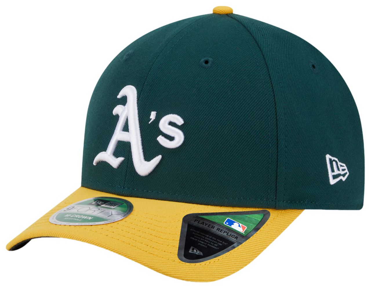 New Era Athletics Player Replica 9FORTY Cap Image 1 of 7. Tap to open photo gallery.