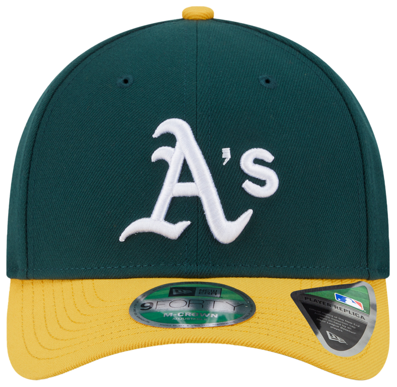 New Era Athletics Player Replica 9FORTY Cap Image 2 of 7. Tap to open photo gallery.