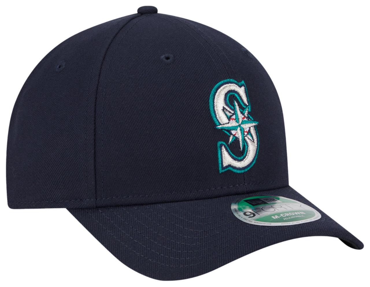 New Era Mariners Player Replica 9FORTY Cap Image 3 of 7. Tap to open photo gallery.