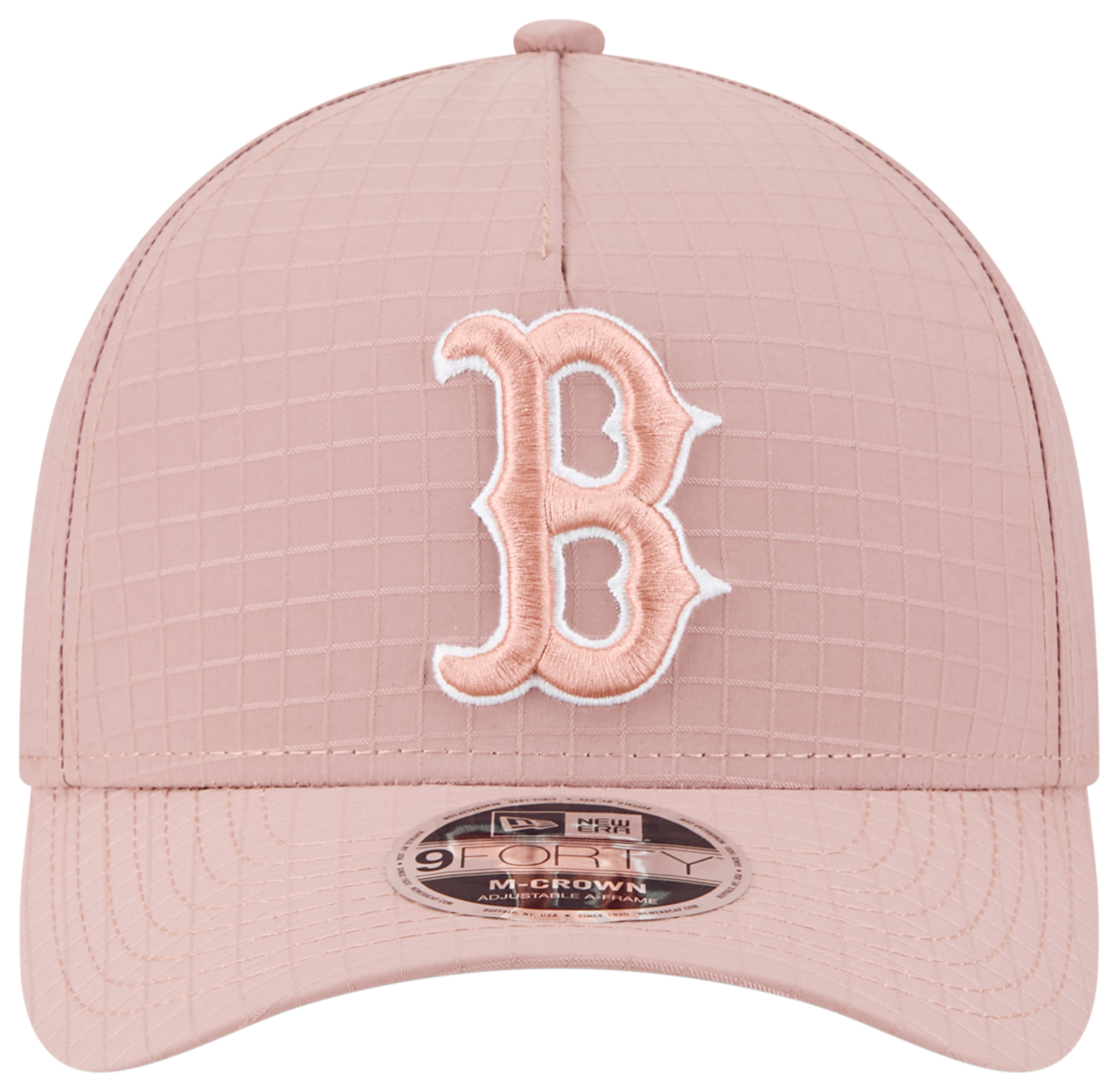 New Era Red Sox 940 A Frame Ripstop Cap Image 2 of 7. Tap to open photo gallery.