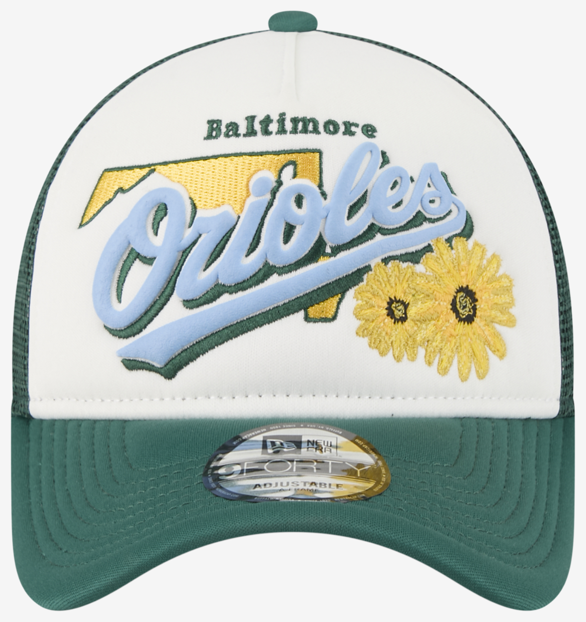 New Era Orioles State Flower Cap Image 2 of 7. Tap to open photo gallery.