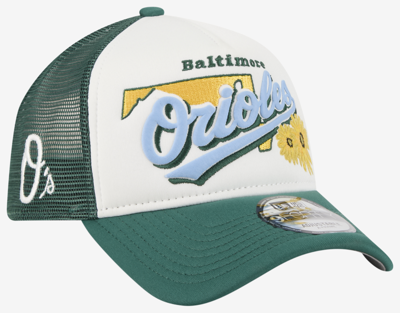 New Era Orioles State Flower Cap Image 3 of 7. Tap to open photo gallery.
