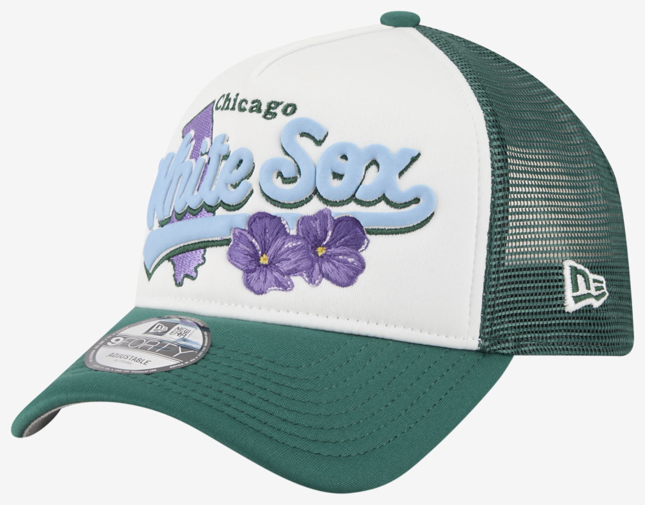 New Era White Sox State Flower Cap Image 1 of 7. Tap to open photo gallery.