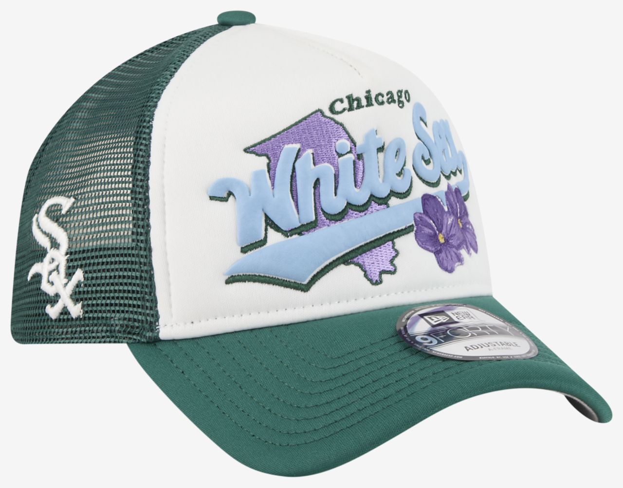 New Era White Sox State Flower Cap Image 3 of 7. Tap to open photo gallery.