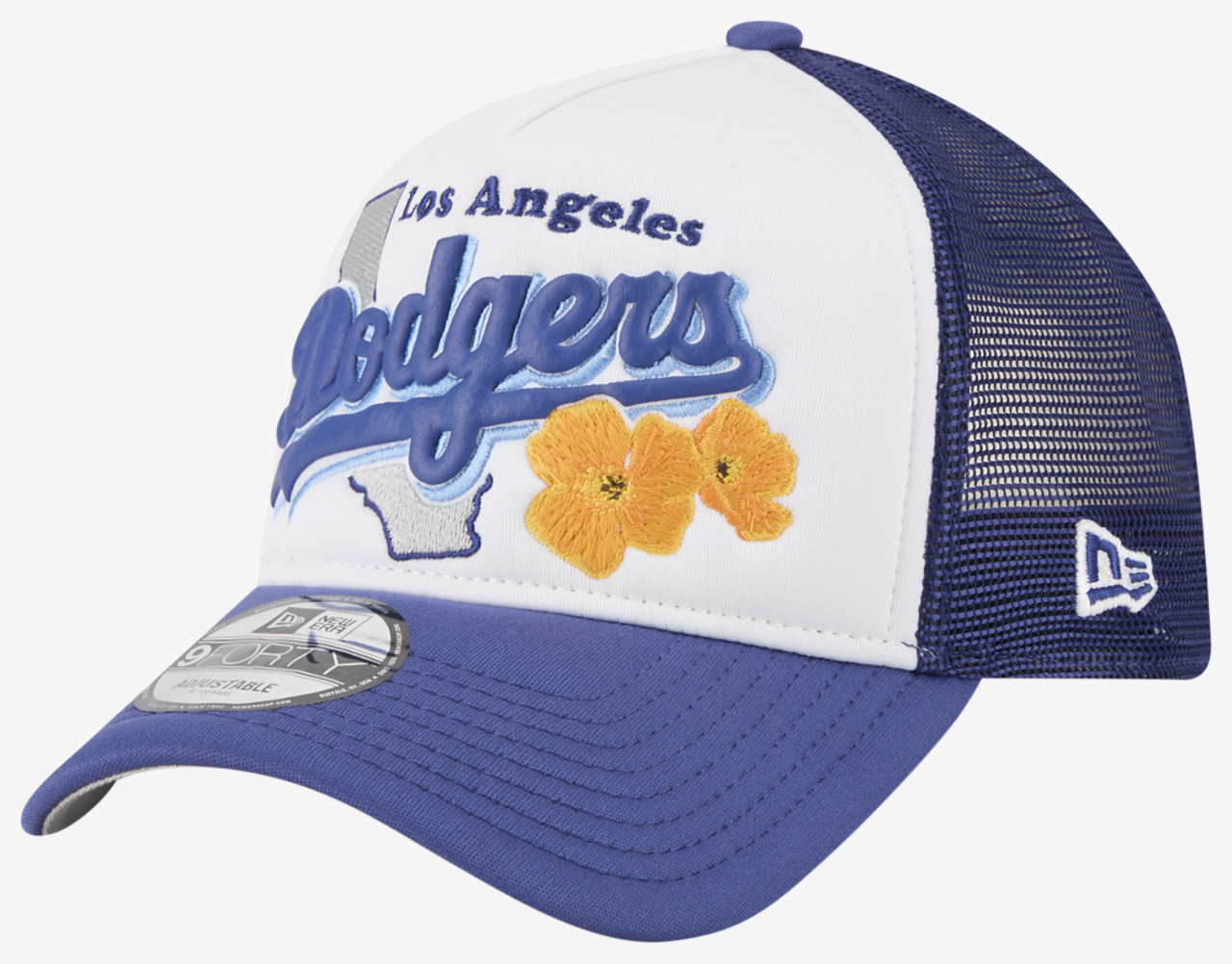 New Era Dodgers State Flower Cap Image 1 of 7. Tap to open photo gallery.