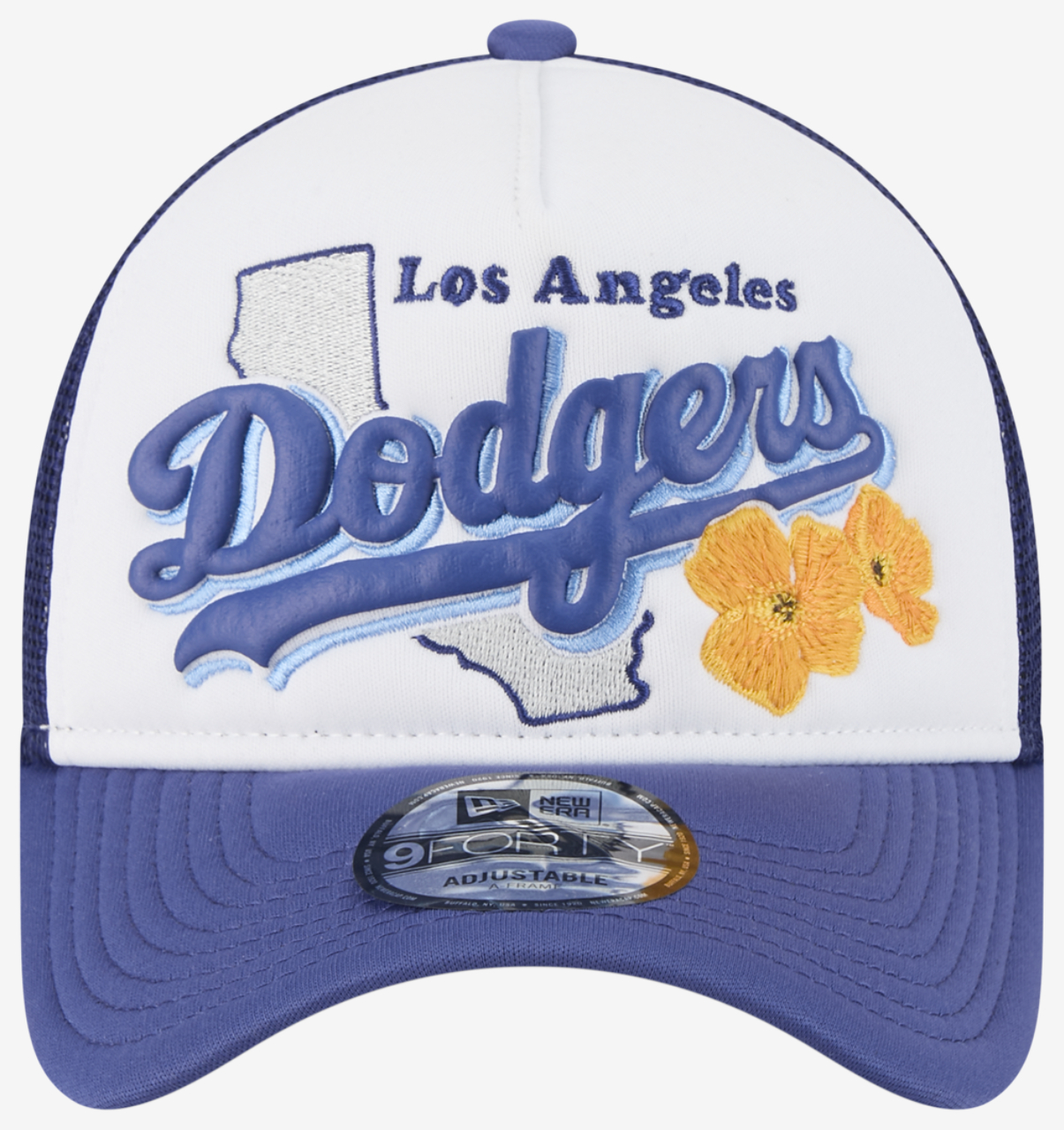 New Era Dodgers State Flower Cap Image 2 of 7. Tap to open photo gallery.
