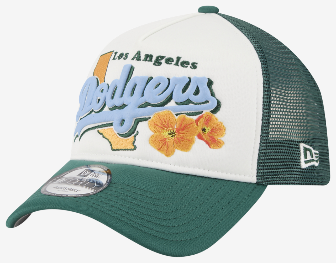 New Era Dodgers State Flower Cap Image 1 of 7. Tap to open photo gallery.