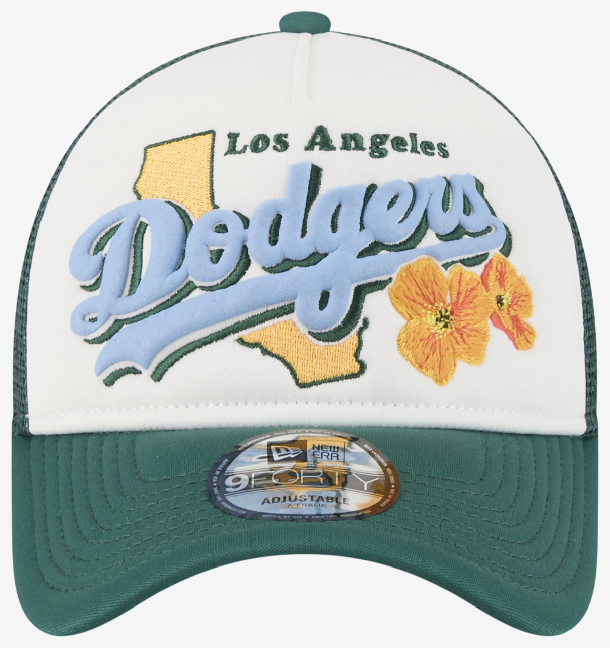 New Era Dodgers State Flower Cap Image 2 of 7. Tap to open photo gallery.