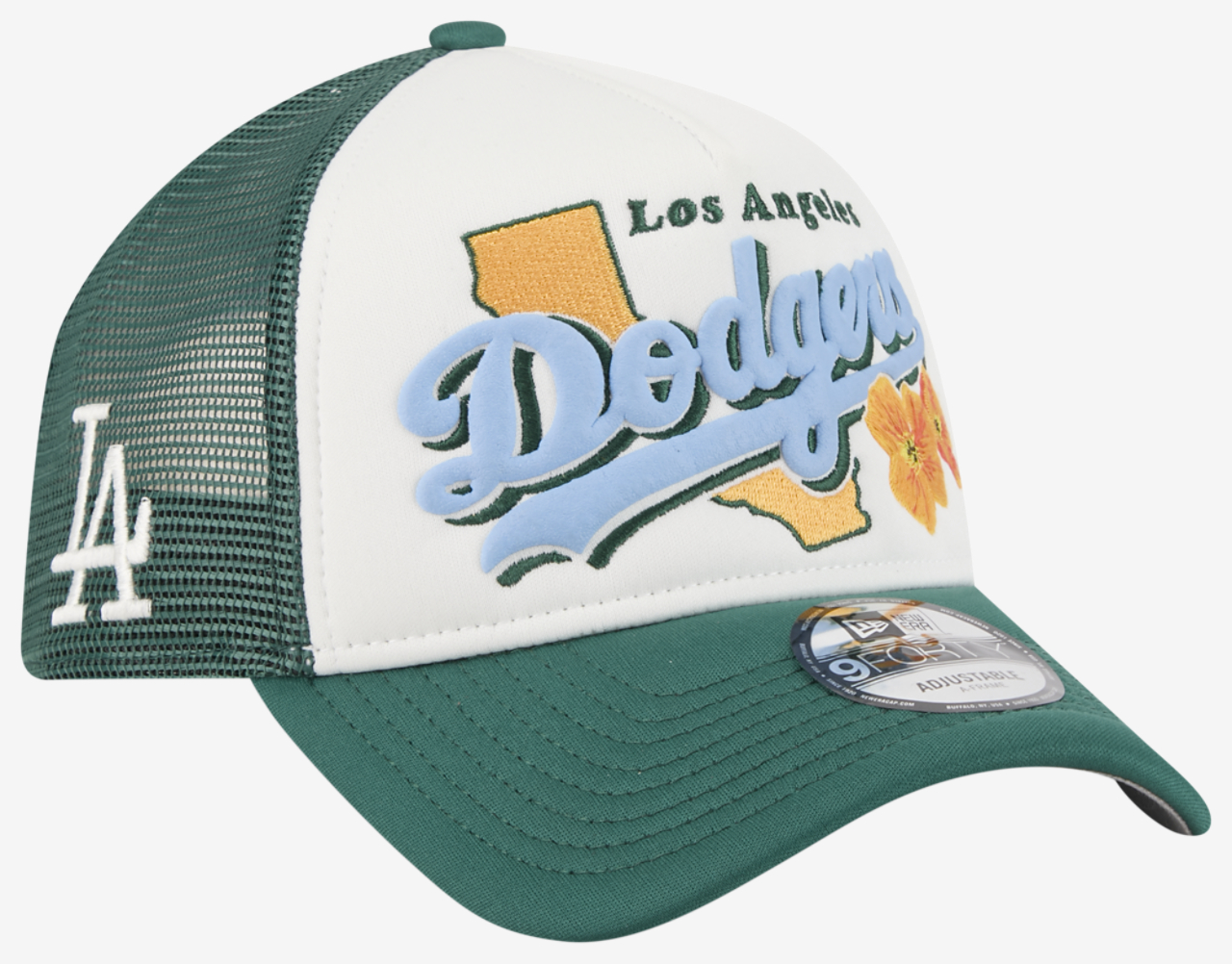 New Era Dodgers State Flower Cap Image 3 of 7. Tap to open photo gallery.