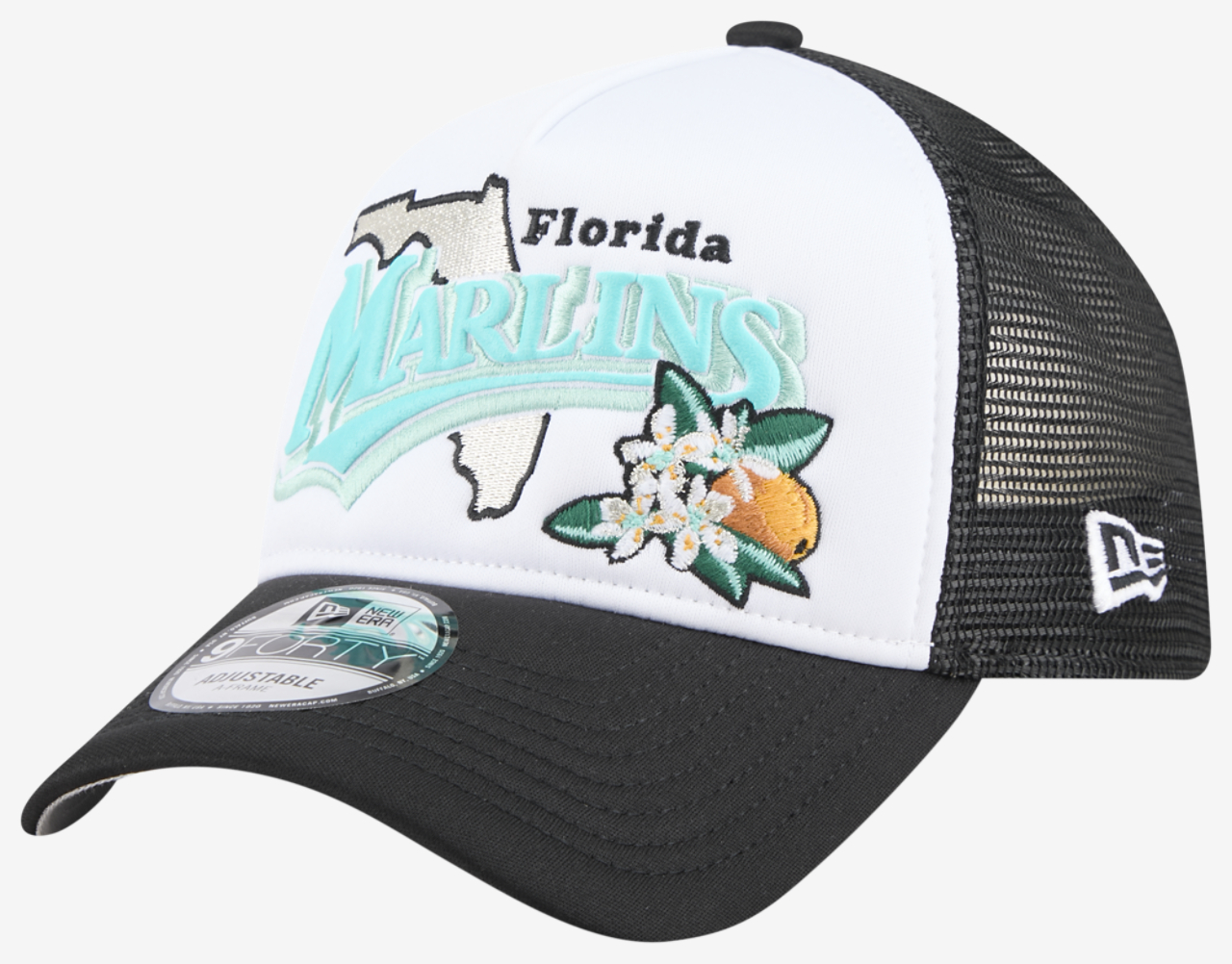 New Era Marlins State Flower Cap Image 1 of 7. Tap to open photo gallery.