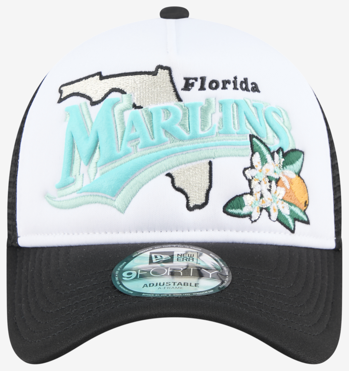 New Era Marlins State Flower Cap Image 2 of 7. Tap to open photo gallery.