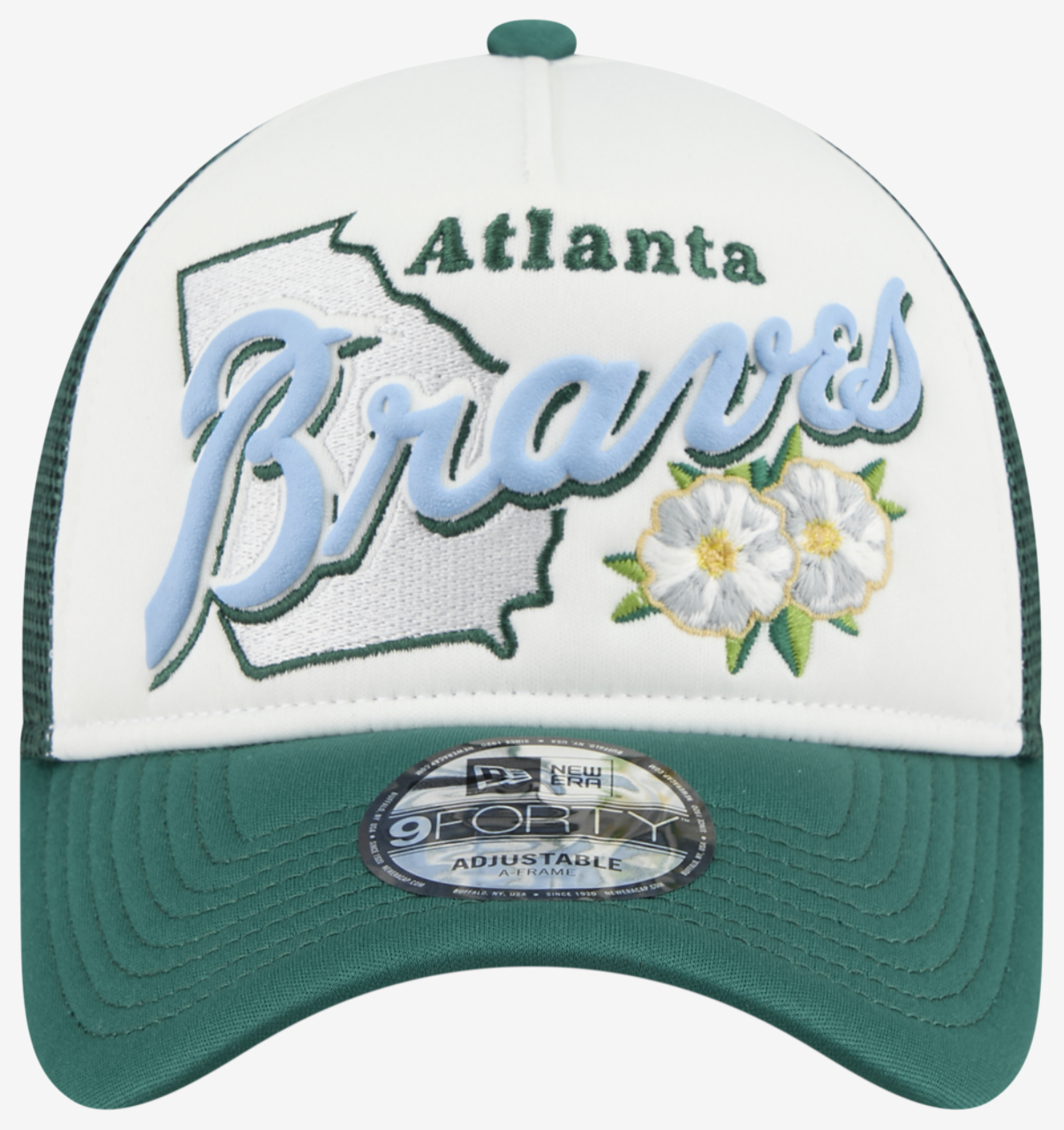 New Era Braves State Flower Cap Image 2 of 7. Tap to open photo gallery.
