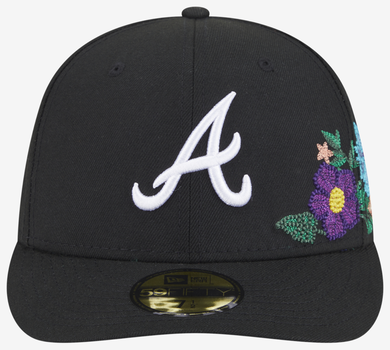 New Era Braves Tonal Florals Cap Image 2 of 7. Tap to open photo gallery.