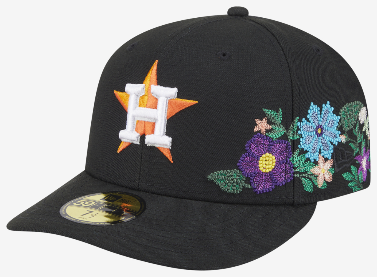 New Era Astros Tonal Florals Cap Image 1 of 7. Tap to open photo gallery.
