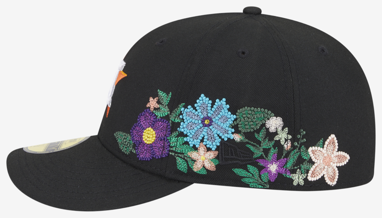 New Era Astros Tonal Florals Cap Image 6 of 7. Tap to open photo gallery.