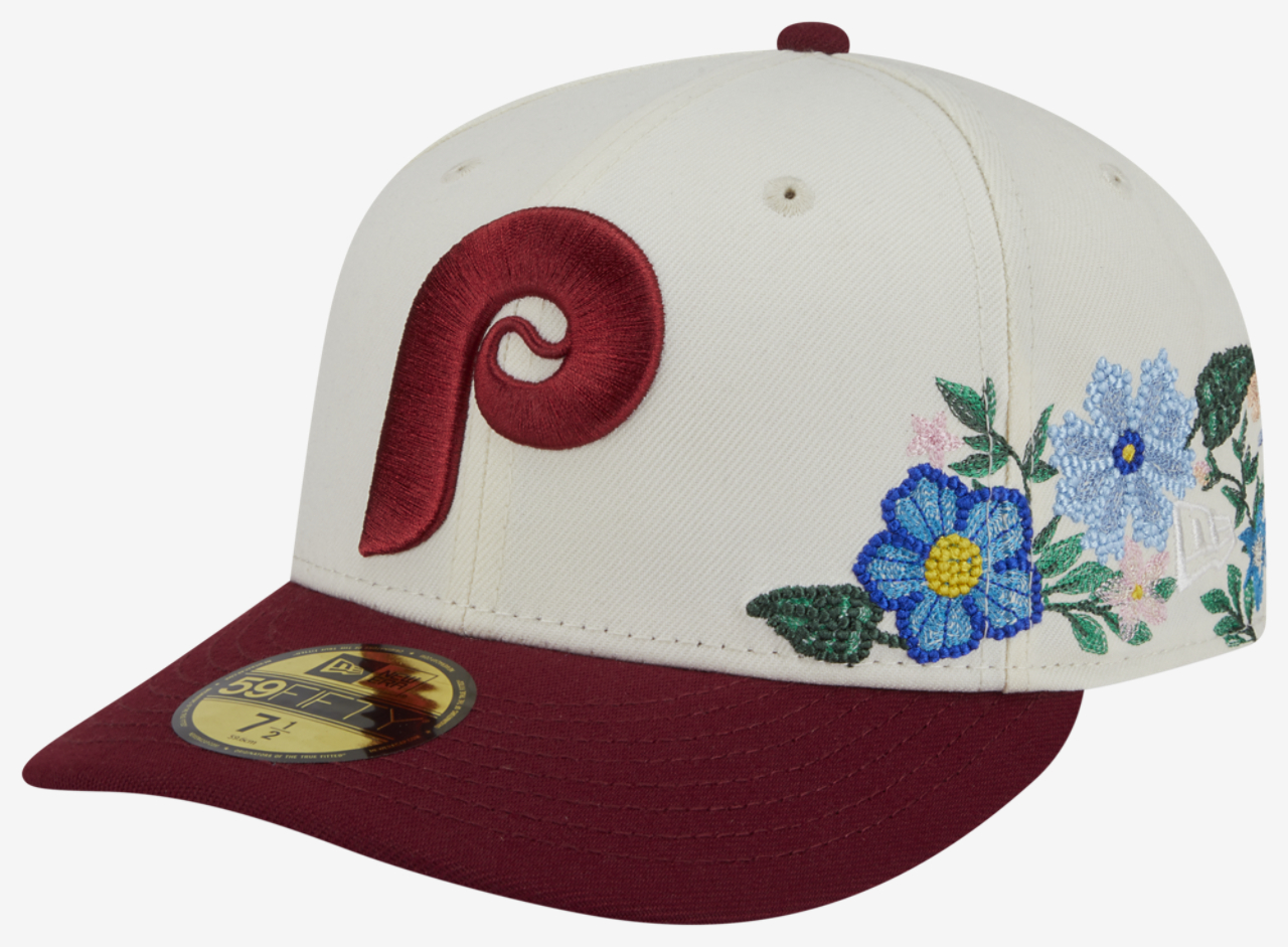 New Era Phillies Tonal Florals Cap Image 1 of 7. Tap to open photo gallery.